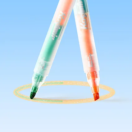 Dual-Tip, Dual-Color Design