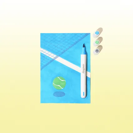 Soft Brush Tip & Broad Chisel Tip