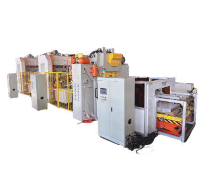 Easy open ends production line