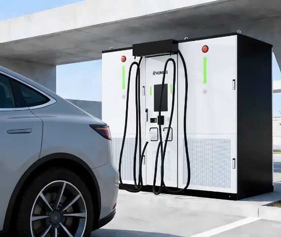 High-Power Charging with Grid Relief