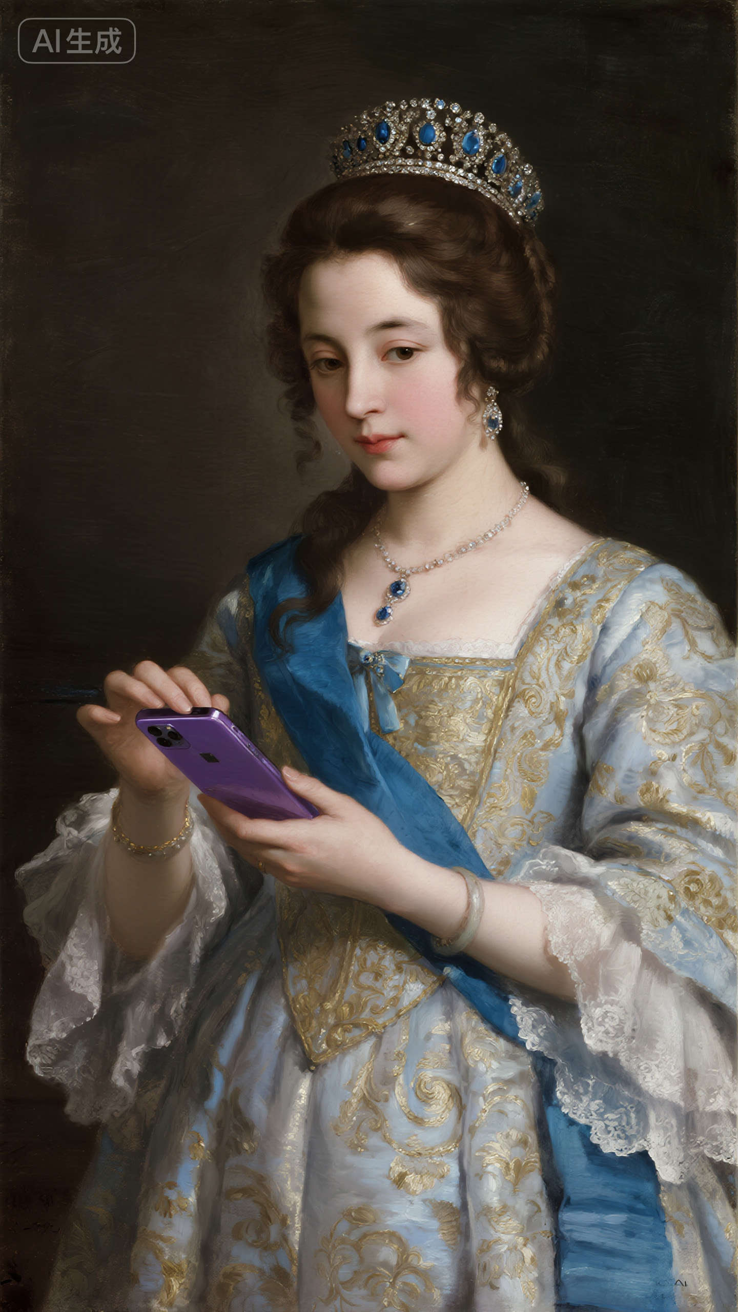 jimeng-2025-10-15-4201-这幅图以欧式古典油画风格创作，呈现一位身着 18 世纪欧洲王室服饰的女性：她发丝_.jpg