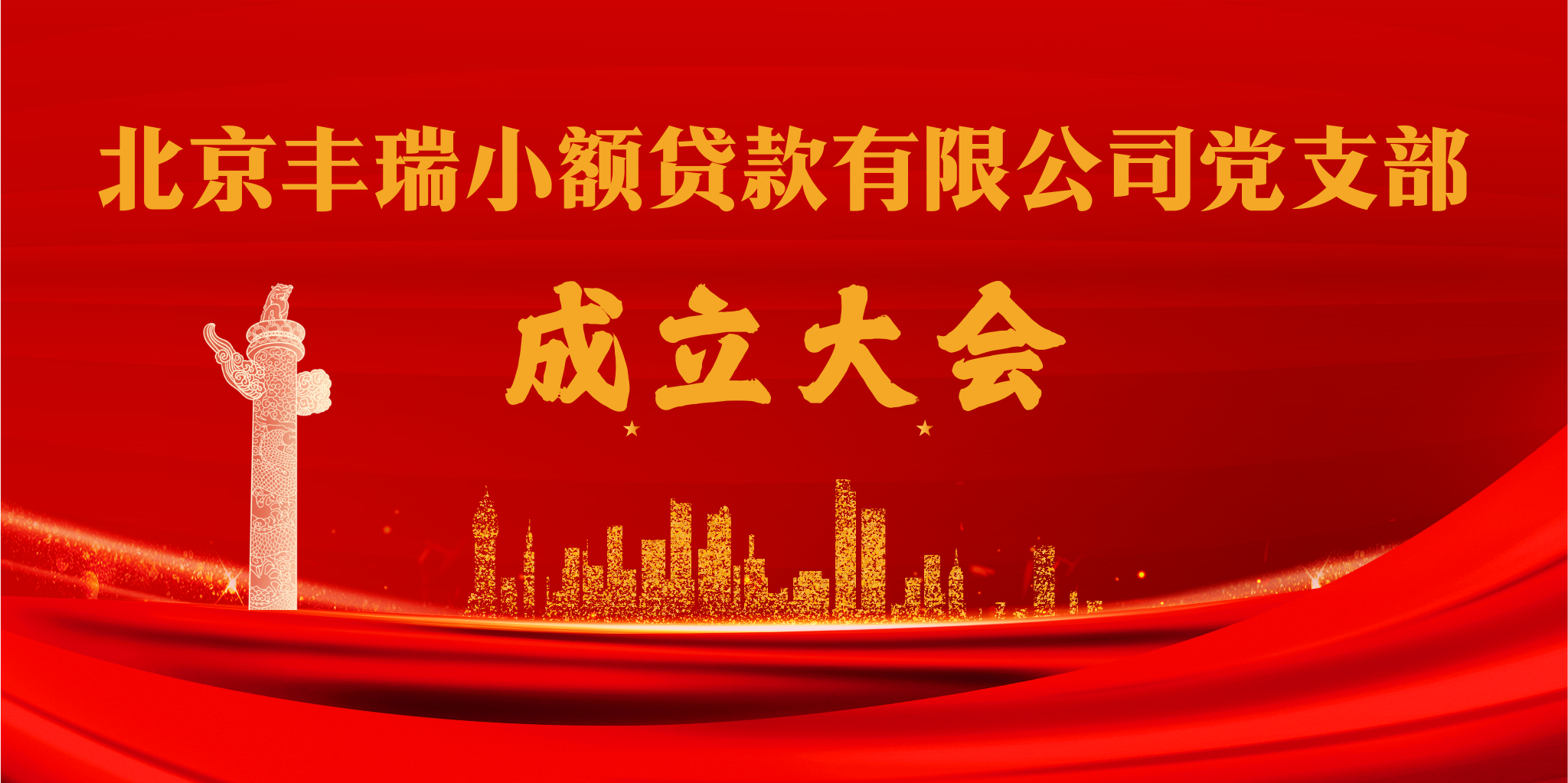 北京丰瑞小额贷款有限公司党支部成立