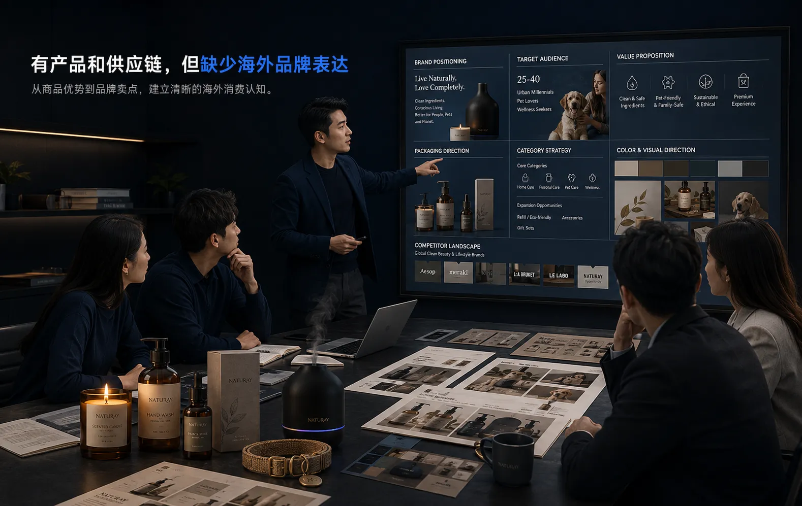 有产品和供应链，但缺少海外品牌表达