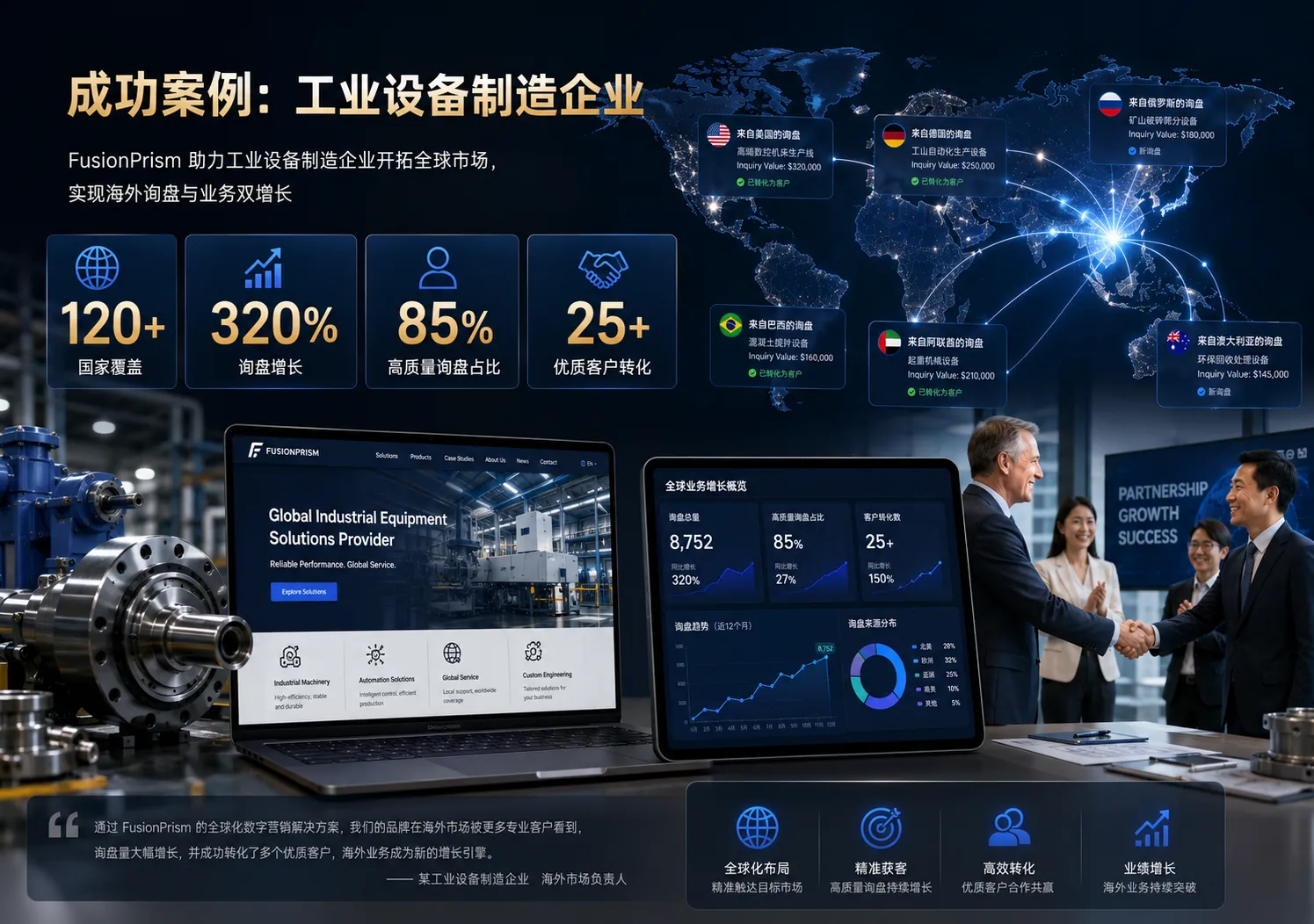 某工业设备制造企业