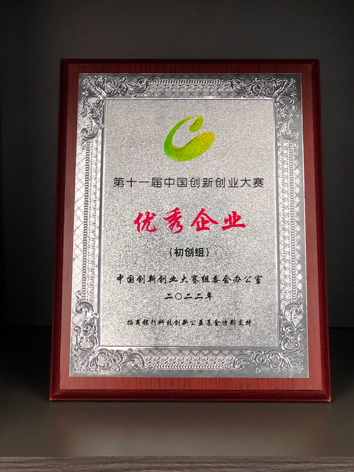 中国创新创业企业优秀企业奖