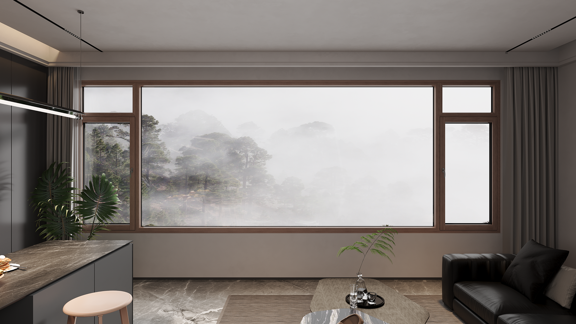   Every window is about home