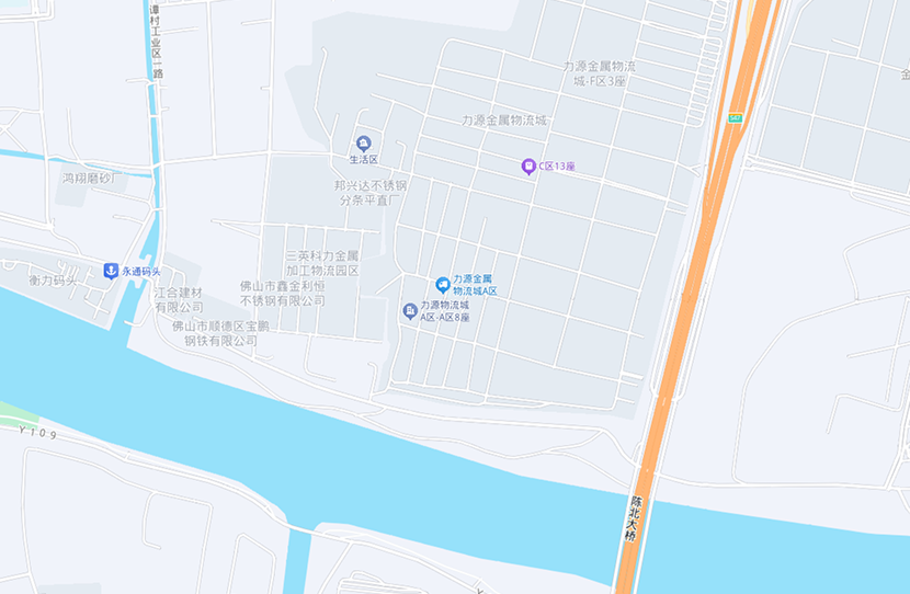 佛山市顺德区陈村镇力源不锈钢物流城A区8座1号