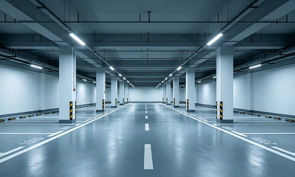 factory underground parking garages