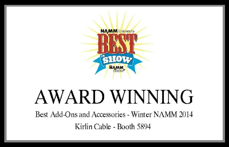 2014 Winter NAMM Award Winning Announcement