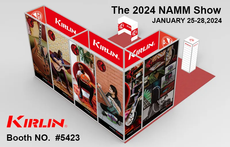 The NAMM SHOW 2024 Kirlin Cable Booth No.5423