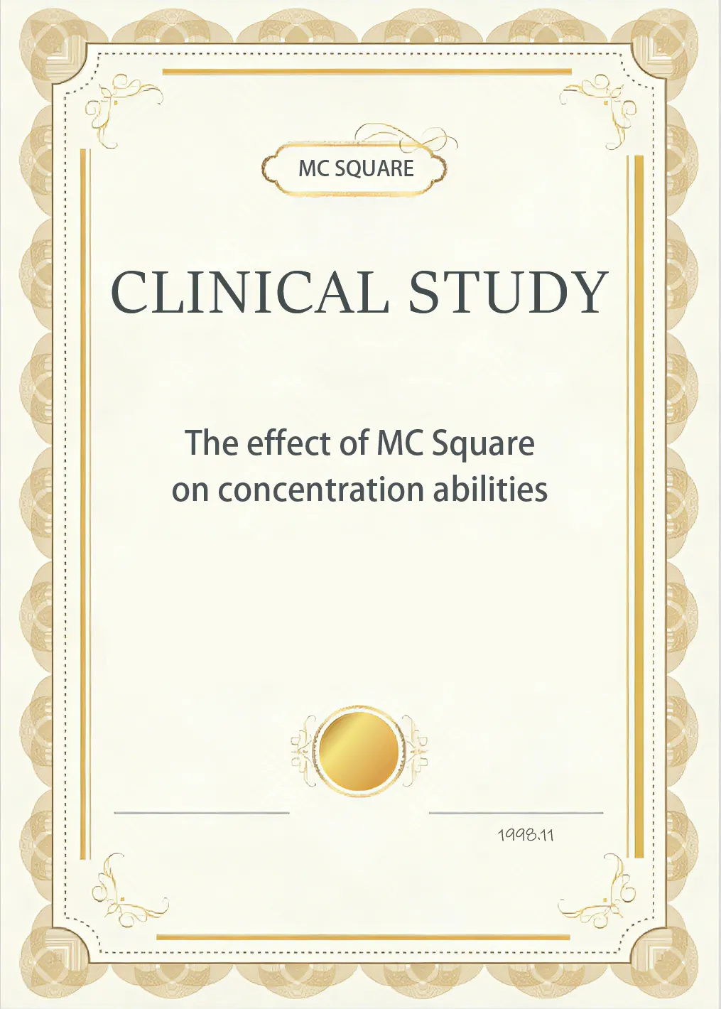 The effect of MC Square on concentration abilities