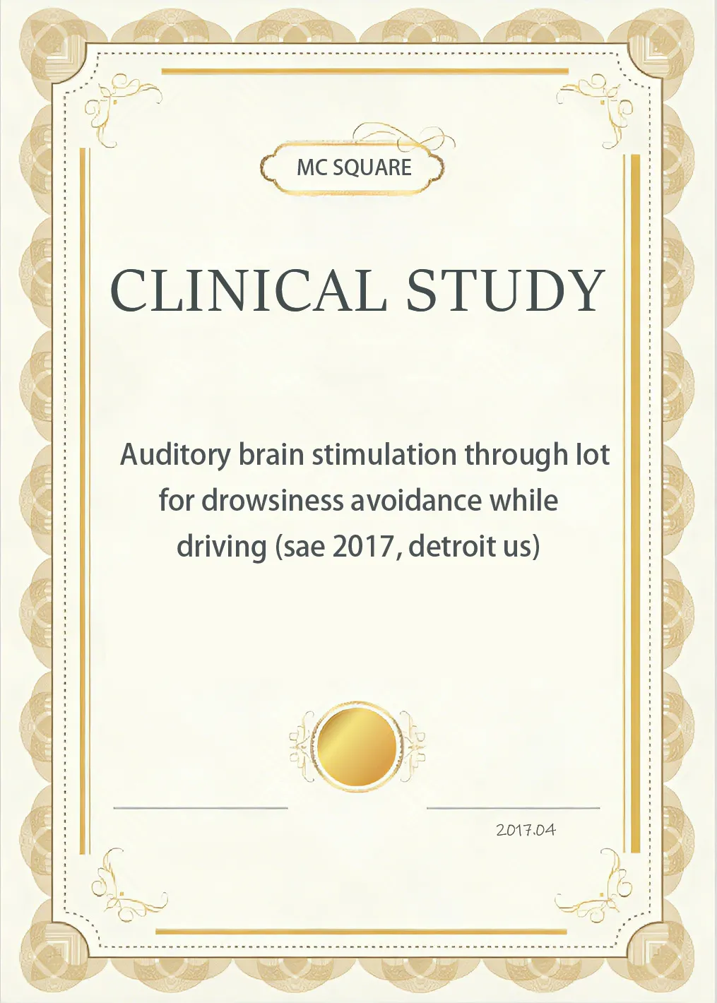 Auditory Brain Stimulation through IoT for Drowsiness Avoidance while Driving (SAE 2017, Detroit US)