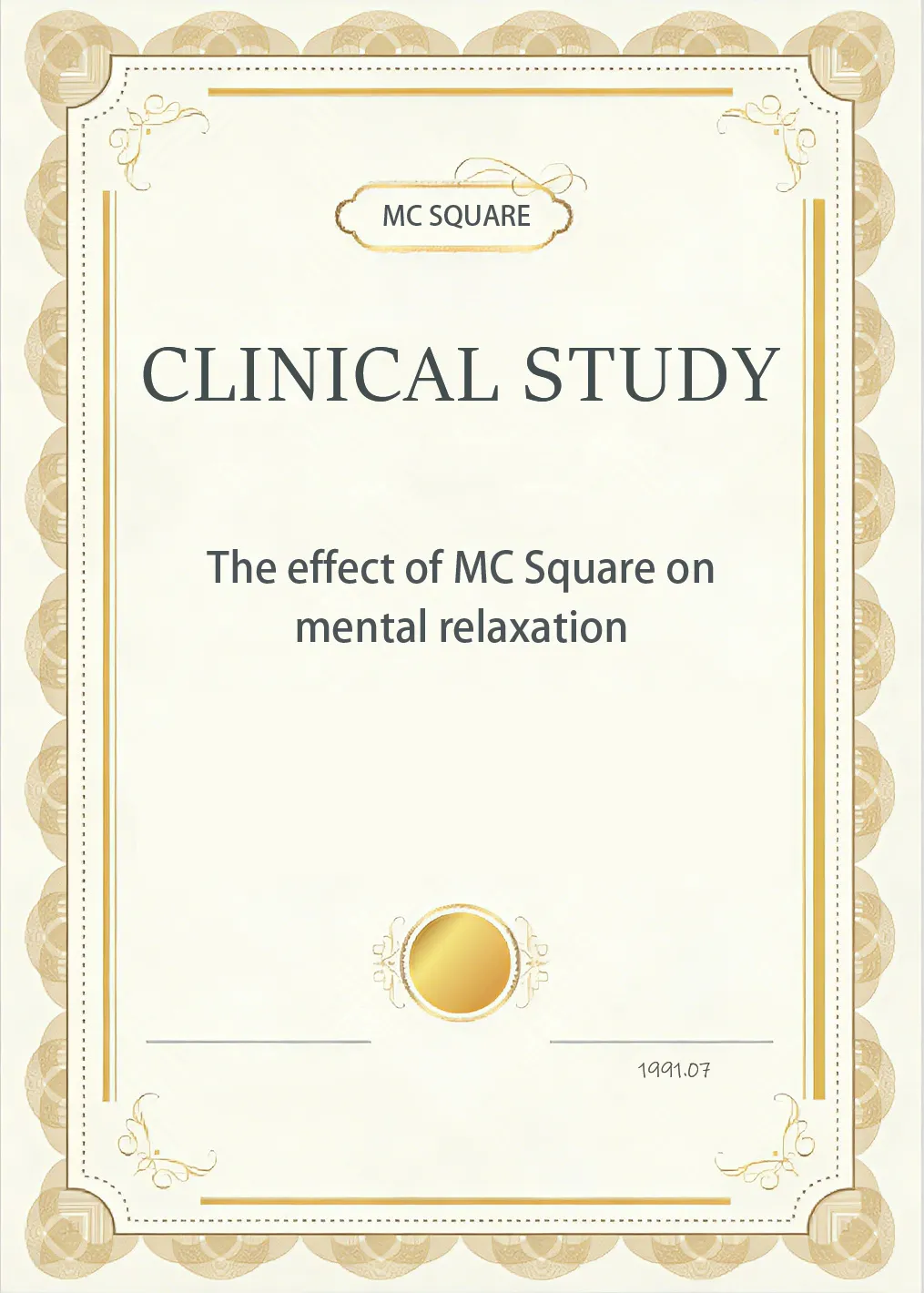 The effect of MC Square on mental relaxation