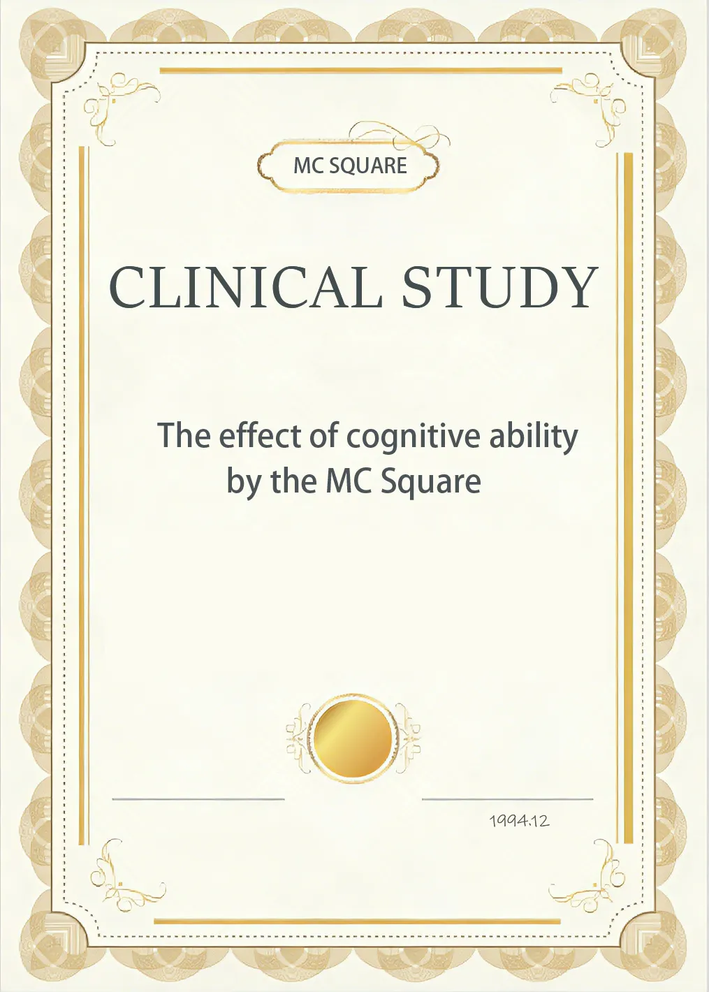 The effect of Cognitive Ability by the MCsquare