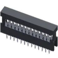2.54mmx2.54mm (.100″x.100″)<br> Slim in-line Connector