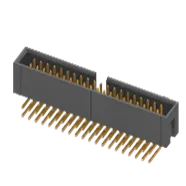2.54mm x 2.54mm (.100″x.100″)<br> Shrouded Connector