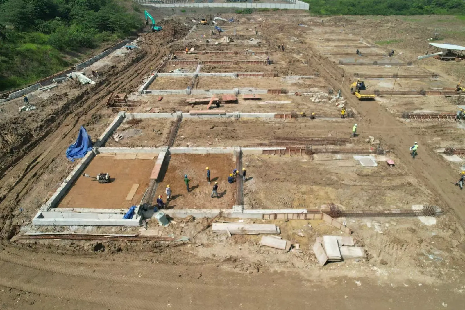 龙杰集团印尼新厂房基建工程稳步推进