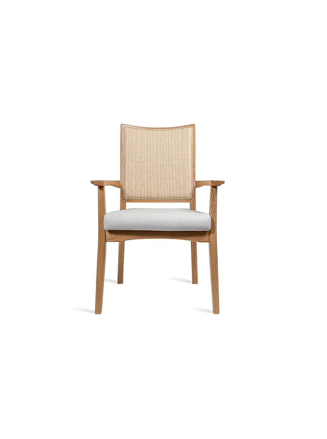 Muyu Series Dining Chair (High-Back with Full Armrests)