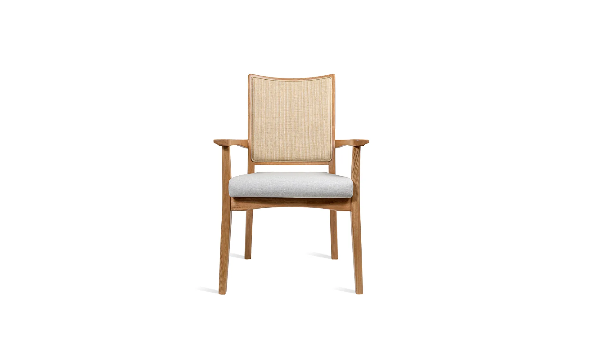 Muyu Series Dining Chair (High-Back with Full Armrests)
