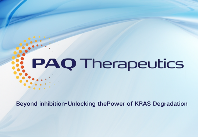祝贺 ！PAQ Therapeutics完成3900万美元B轮融资，开发KRAS G12D降解剂