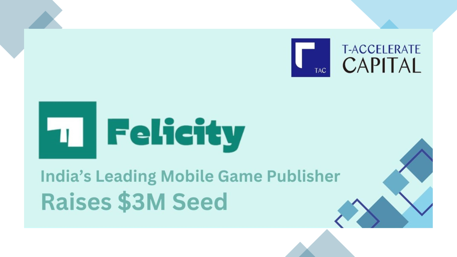 Felicity Games Secures $3 Million Seed Funding