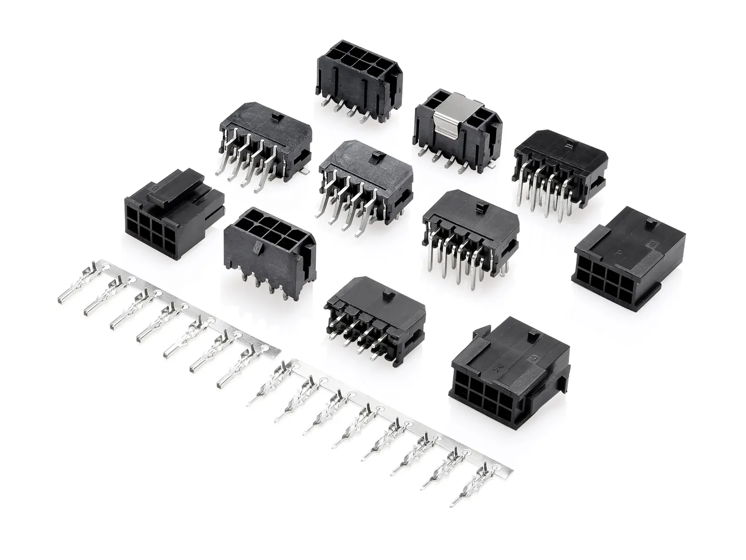 3025 Double Row Series 3.00mm Pitch (.118＂) 电源连接器