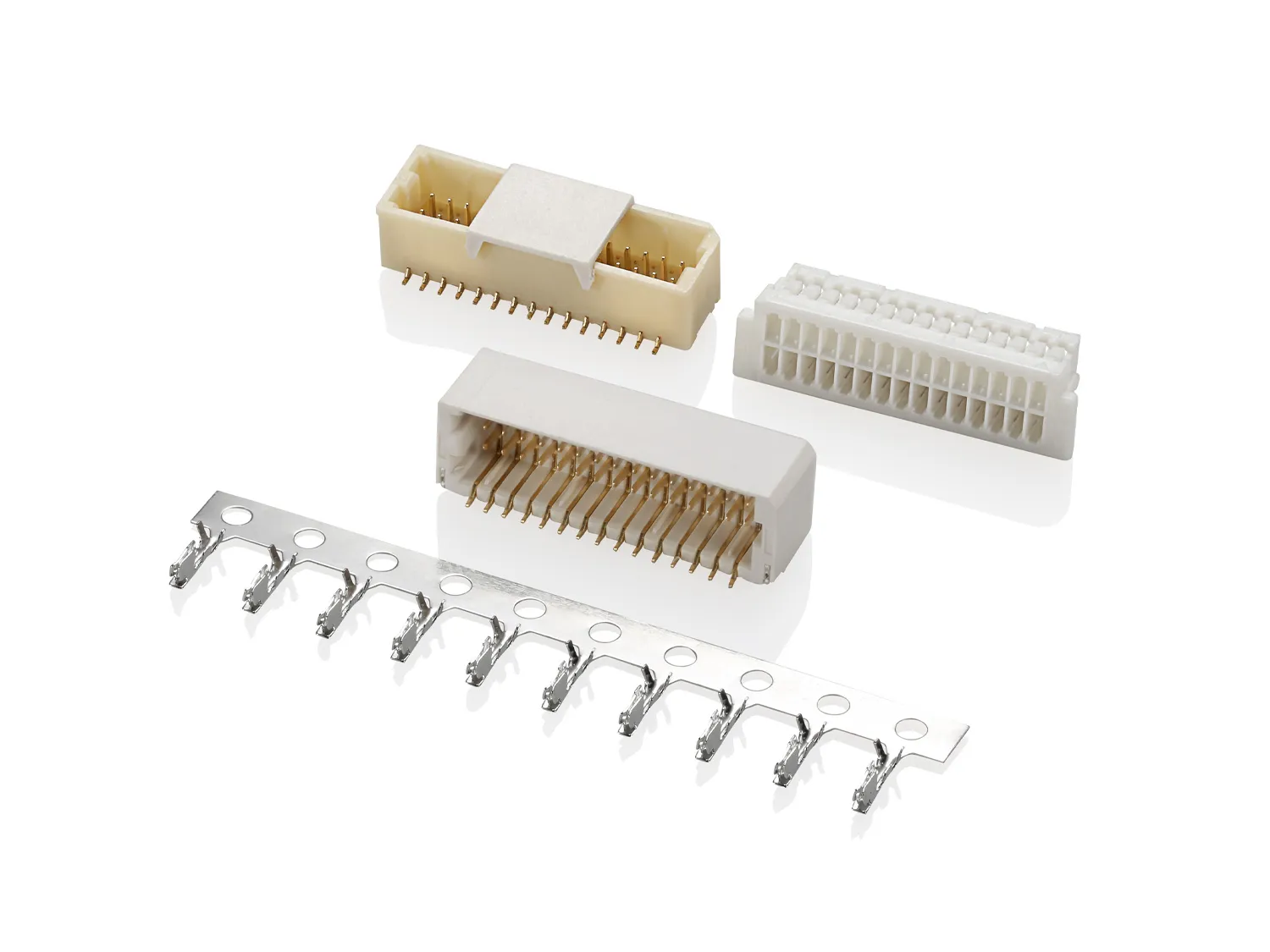 1002 Series 1.00mm Pitch (.039＂) 线对板连接器
