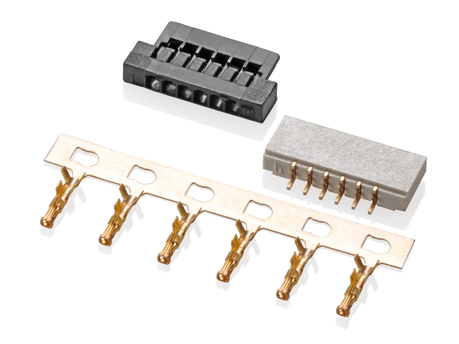 1255 Series 1.25mm Pitch (.049＂) 线对板连接器