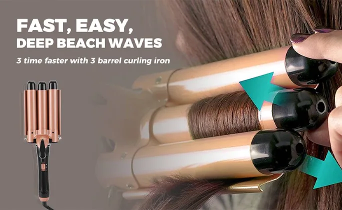 Mastering the Art of Waves: A Guide to Using a Triple Barrel Curling Iron
