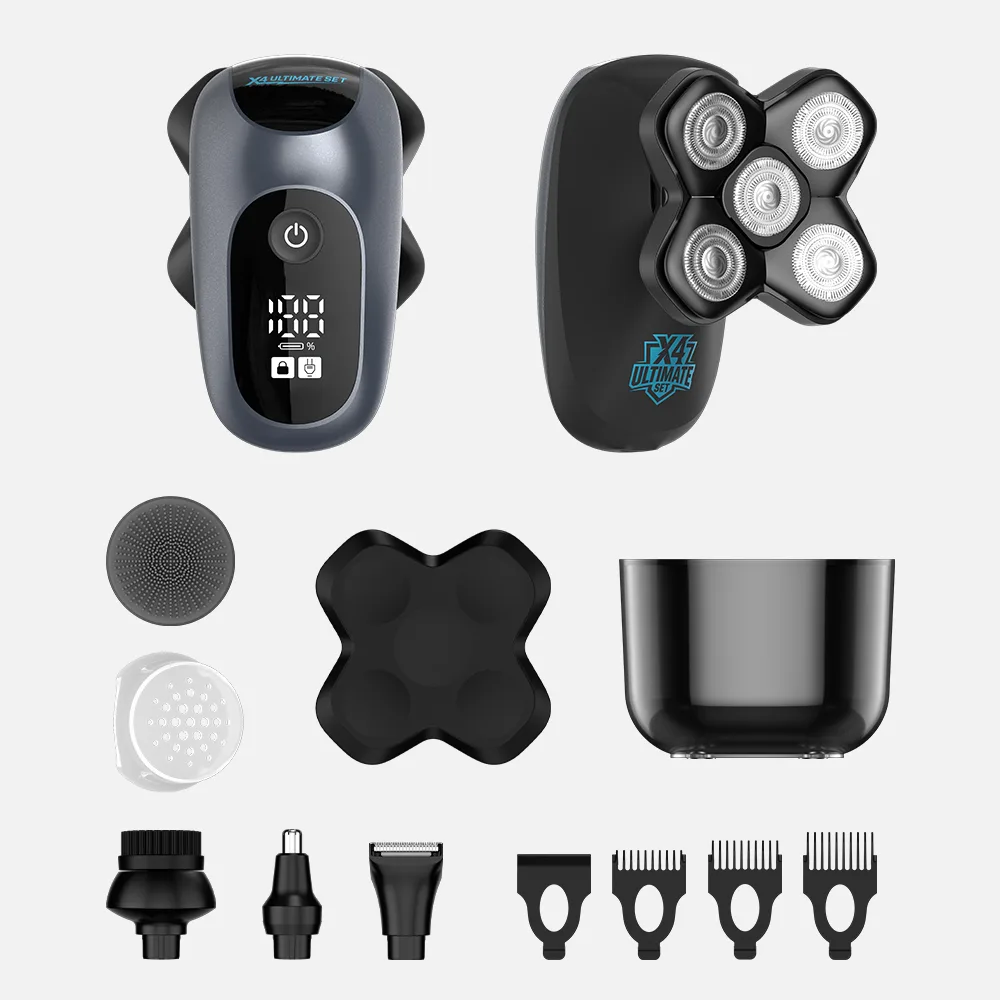 [X4 SERIES] 5 In 1 Head Shaver
