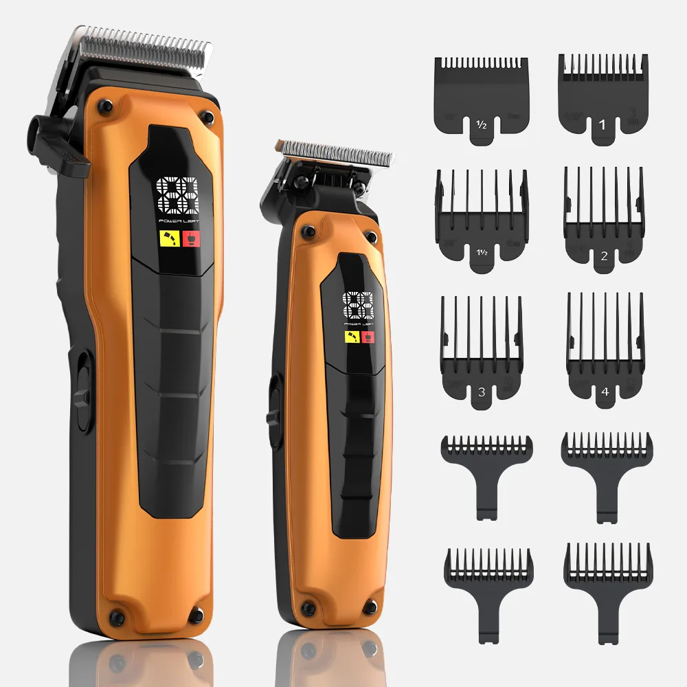 Professional Cordless Hair Clipper Zero Gapped Hair Trimmer