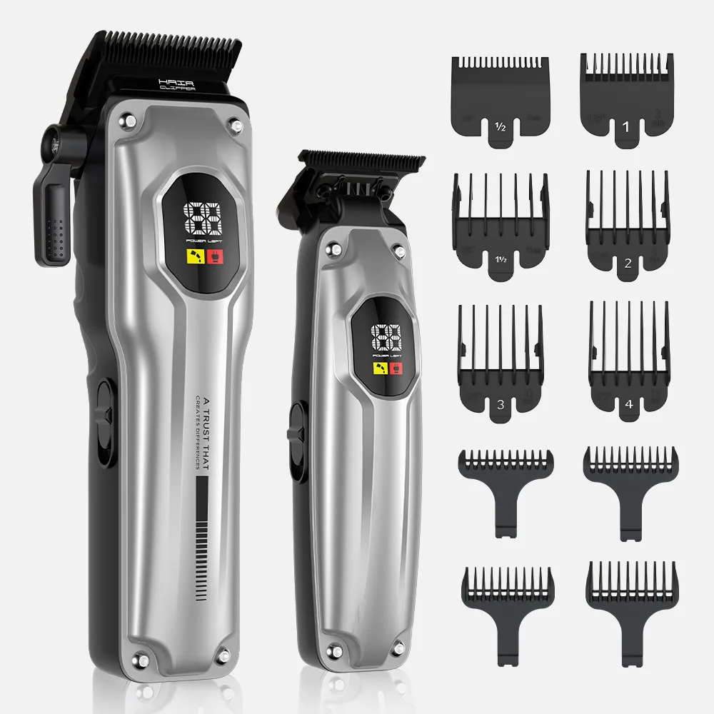 Professional Cordless Hair Clipper Zero Gapped Hair Trimmer
