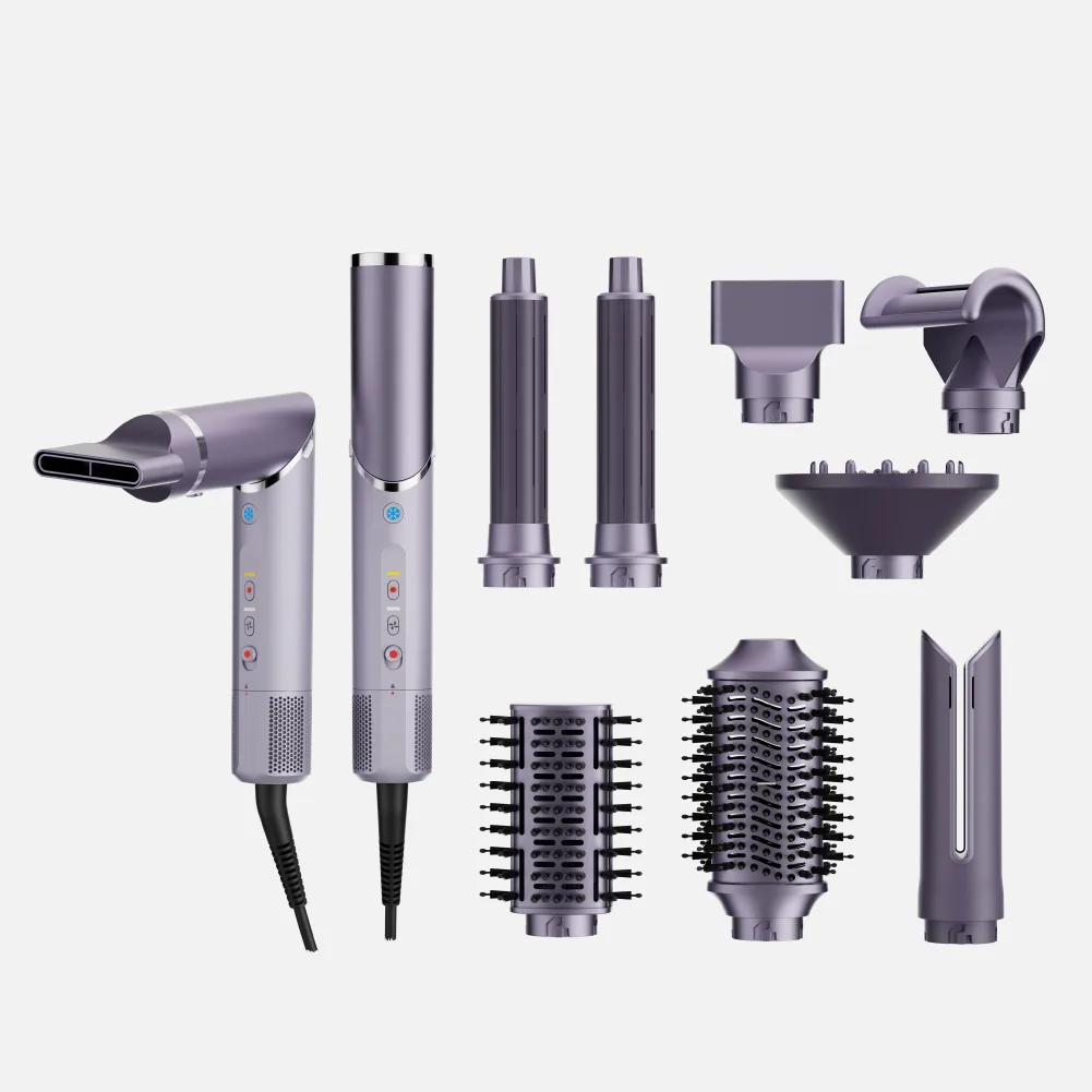 7-in-1 Foldable BLDC Motor Hot Air Styler