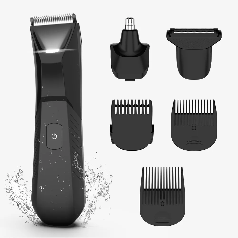 Body Trimmer, IPX7 with LED Display & Nose Trimmer