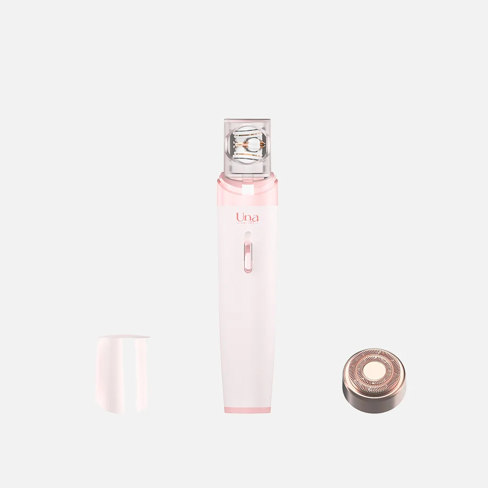 [Una series] 18K Gold-Plated 2-in-1 Facial Epilator and Shaver for Women