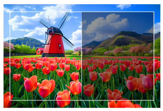 10000:1 High Contrast Ratio