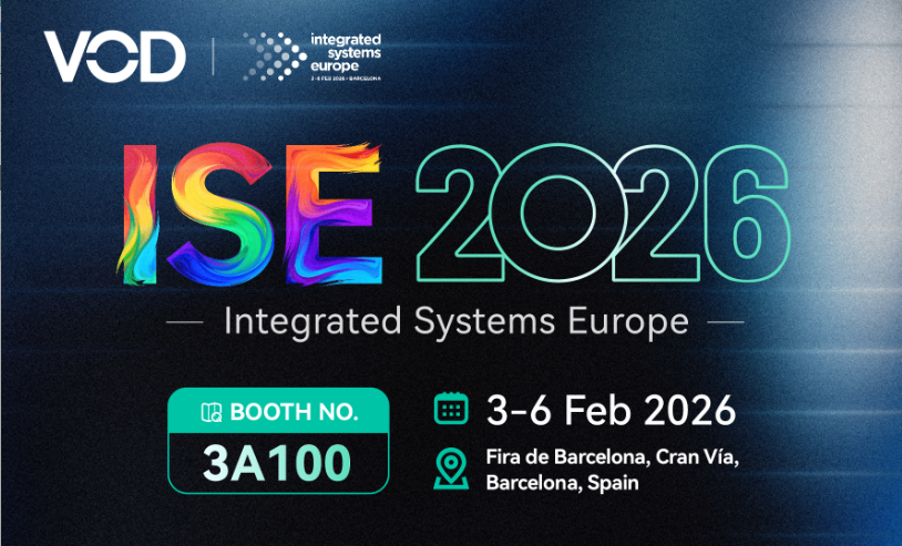 ISE 2026 | Galloping into a New Era, VOD Visual Illuminates Spain's LED Display Horizon with Core COB Strength!