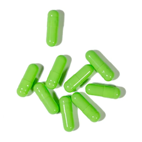 Enteric coated Capsules Green
