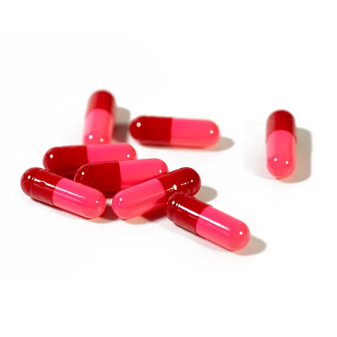 Enteric coated Capsules Pink