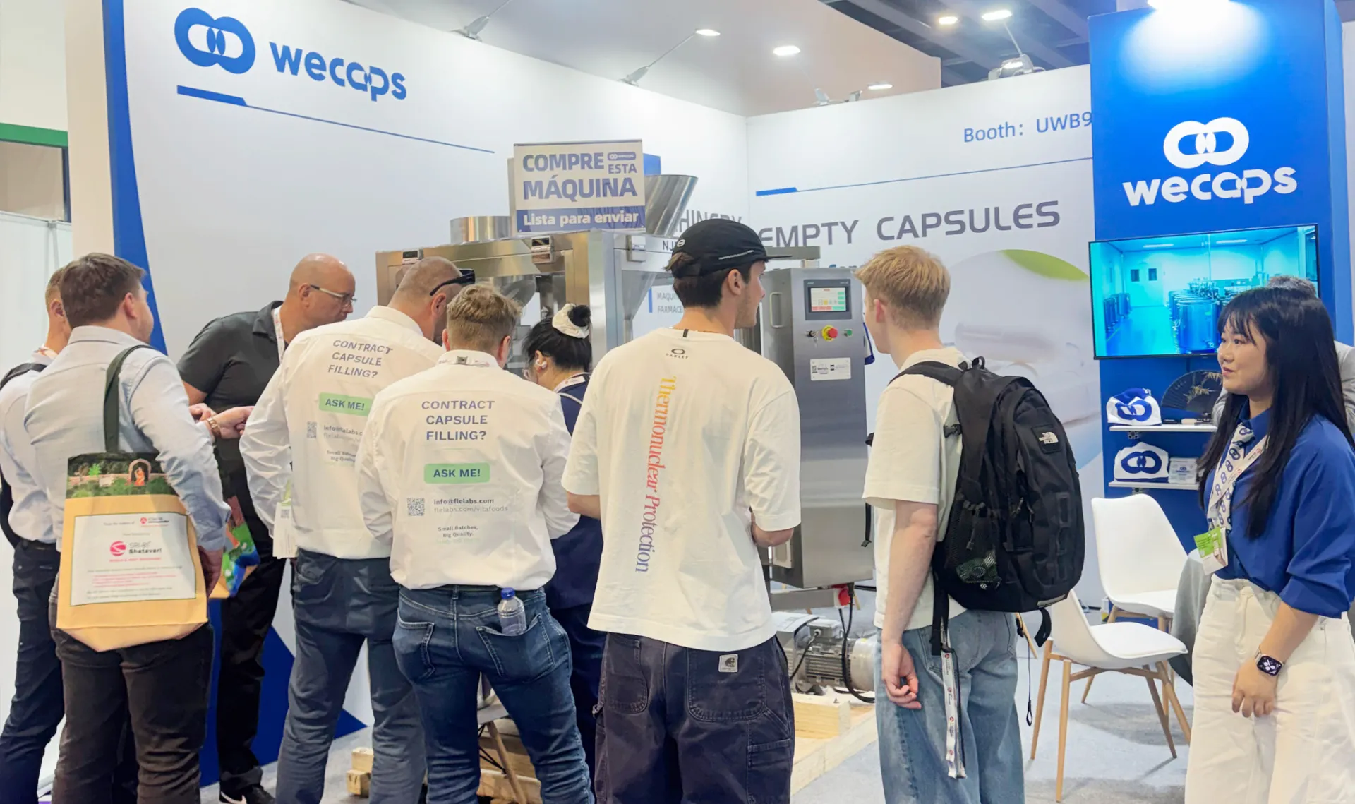  Wecaps debuts NJP-2500 Fully Automatic Capsule Filling Machine at Vitafoods Europe 2026 – a resounding on-site success!