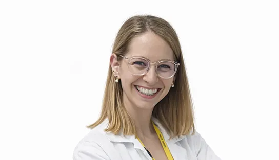 Berta Pérez López<br>​Nuclear Medicine Specialist · Clinical Educator · Researcher