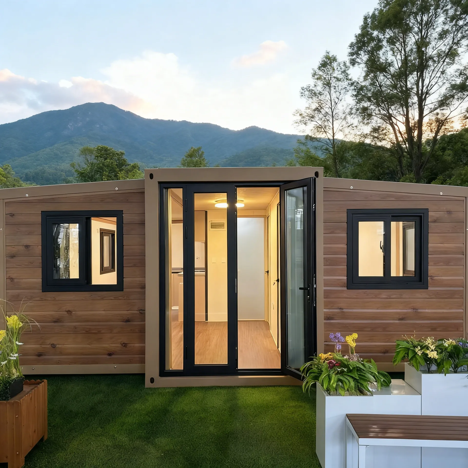Our Double-Wing Expandable Container House, Redefining Portable Living